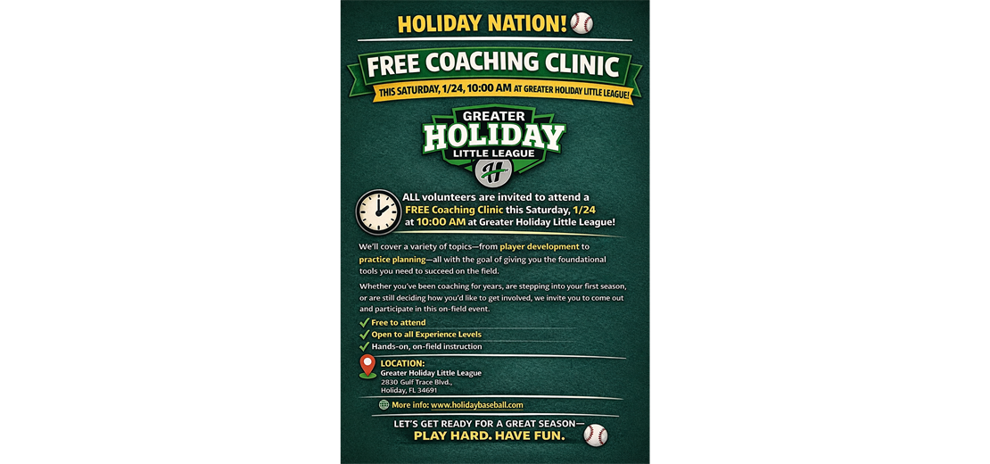 Calling All Coaches!